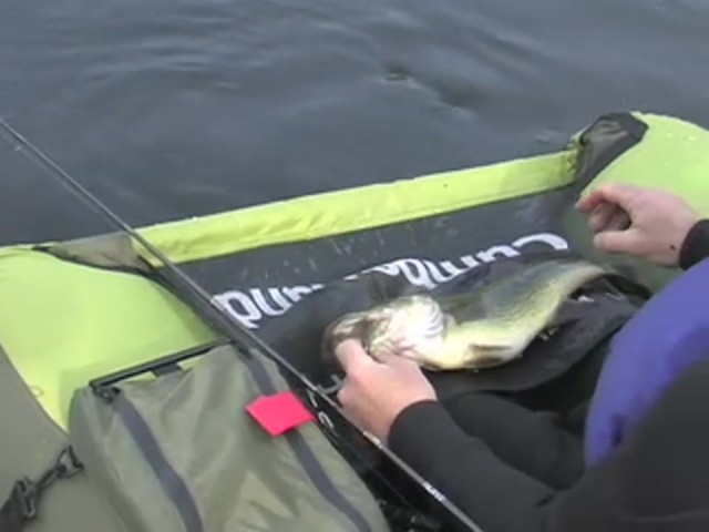 Classic Accessories&#153; Cumberland Float Tube Apple / Olive Drab - image 9 from the video